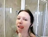 Dirty Slut Handjob And Facial
