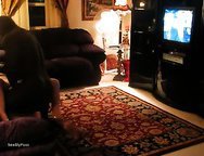 Hubby watches wife with well endowed black male before joining in
