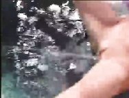 Adorable svelte babe squirts during fucking with black fucker