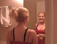 POV interracial non-professional sex with a blonde wife